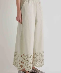 Meimeij Pantalone ampio con orlo