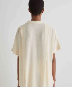 Alternative view of Meimeij blusa con rouches