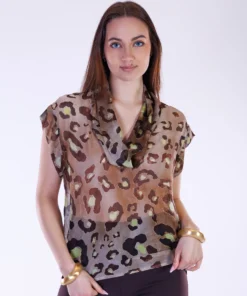 Alternative view of No-Nà Blusa animalier