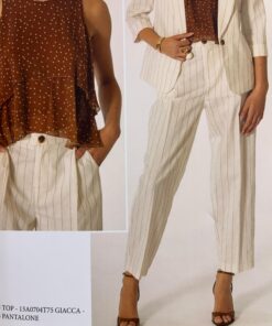 No-nà Pantalone gessato